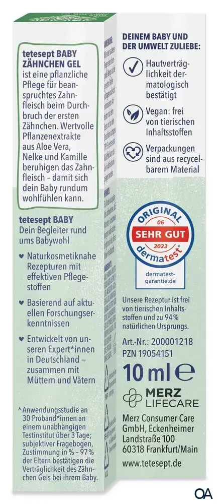 tetesept Baby Zähnchen Gel tetesept Baby Zähnchen Gel