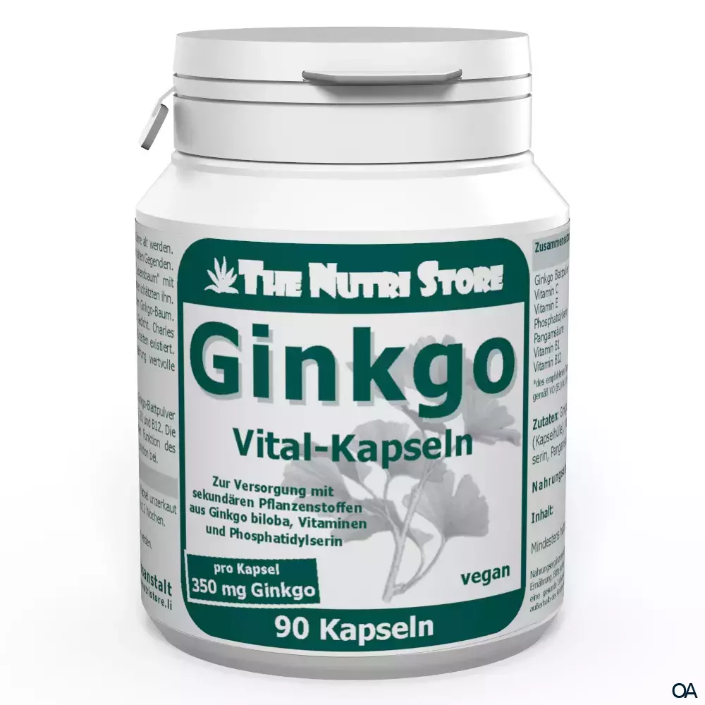 The Nutri Store Ginkgo Vital-Kapseln The Nutri Store Ginkgo Vital-Kapseln