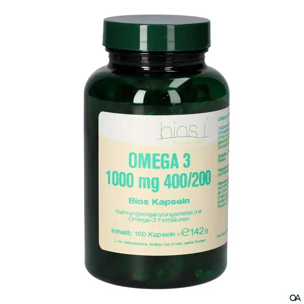 Bios Omega 3 1000 mg 400/200 Kapseln Bios Omega 3 1000 mg 400/200 Kapseln
