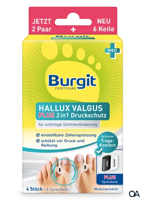 Burgit Footcare Hallux-Valgus Plus 2in1 Druckschutz Burgit Footcare Hallux-Valgus Plus 2in1 Druckschutz