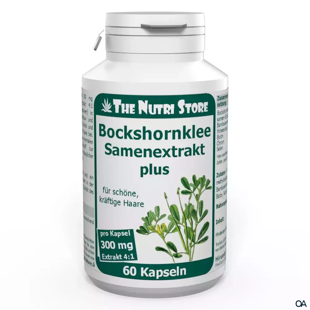 The Nutri Store Bockshornklee Samenextrakt plus Kapseln The Nutri Store Bockshornklee Samenextrakt plus Kapseln