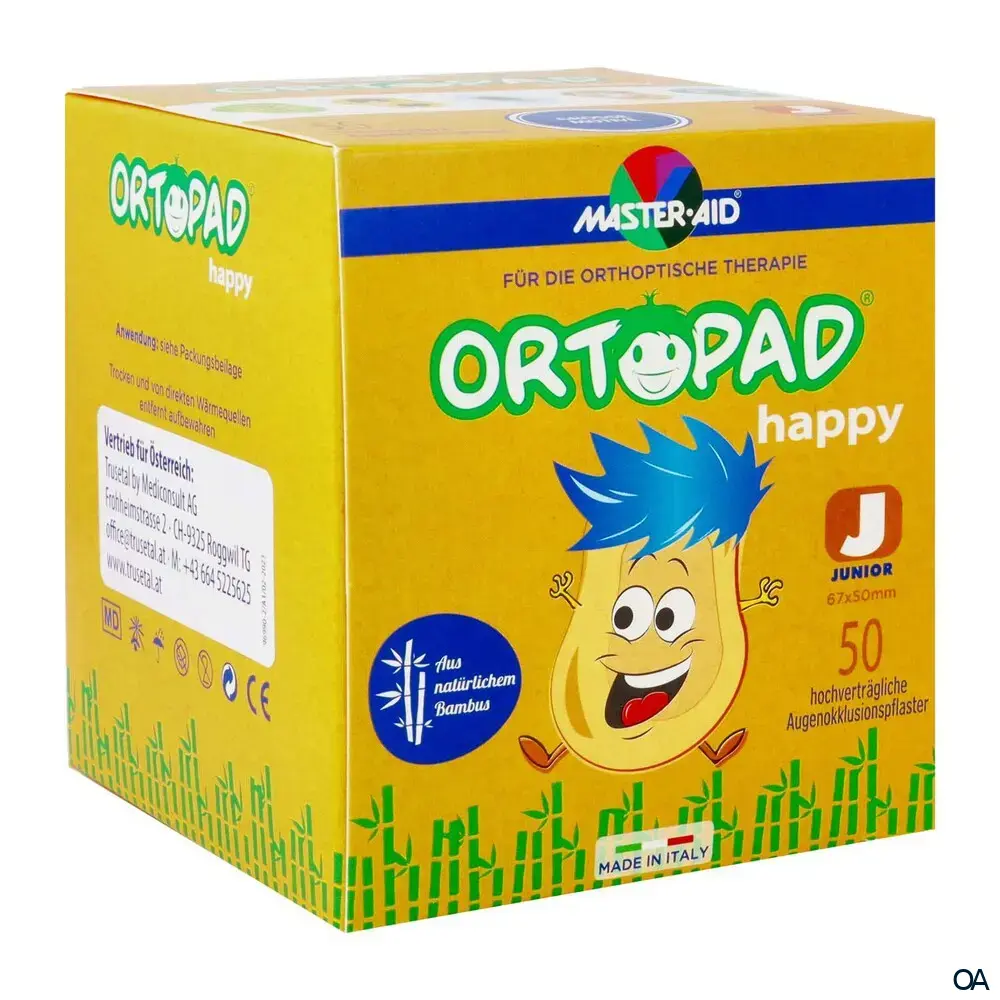 ORTOPAD® Happy Augenokklusionspflaster Junior, 67 x 50 mm