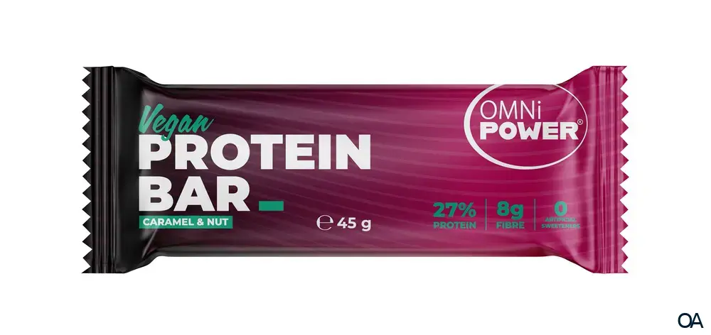 OMNi-POWER® PROTEIN BAR Riegel 45g - Caramel Nut OMNi-POWER® PROTEIN BAR Riegel 45g - Caramel Nut