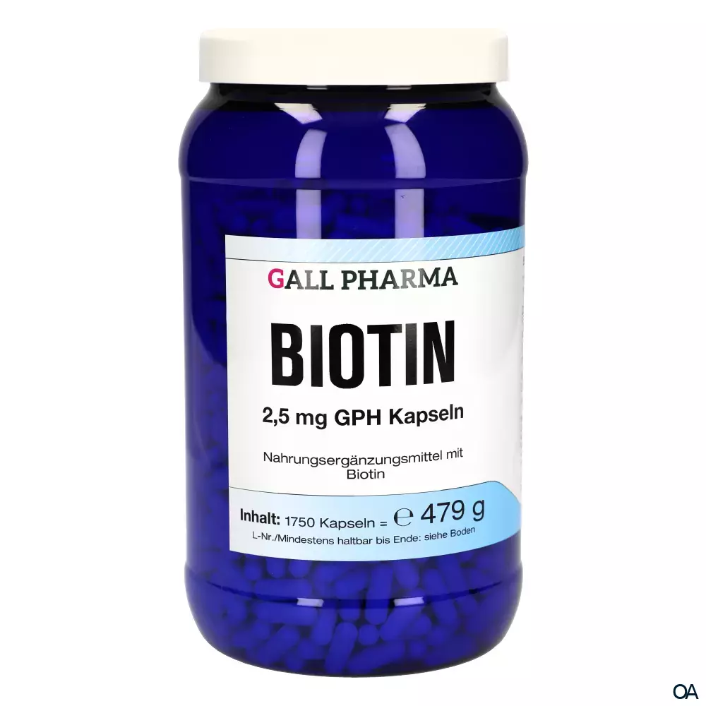 Gall Pharma Biotin 2,5 mg Kapseln Gall Pharma Biotin 2,5 mg Kapseln