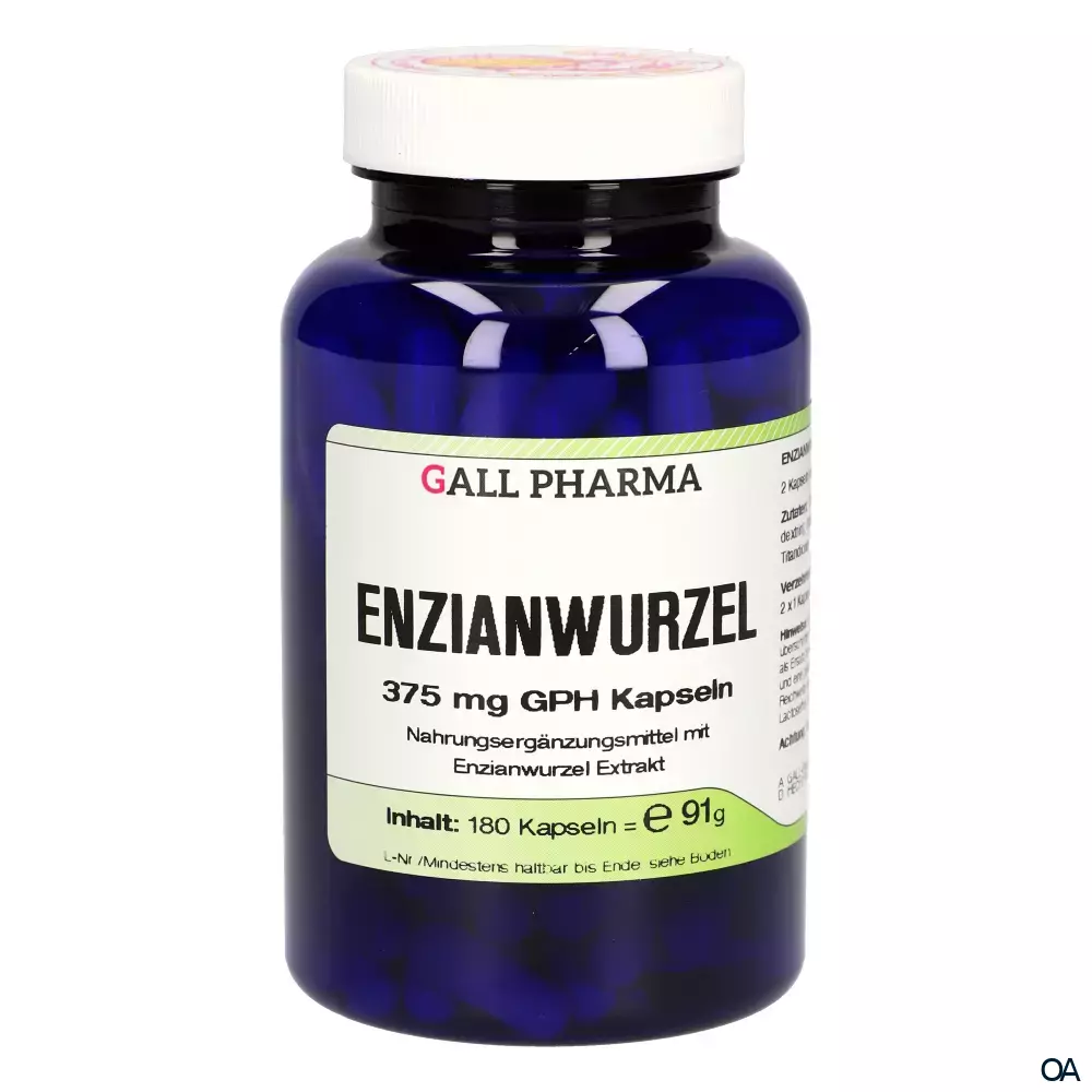 Gall Pharma Enzianwurzel 375 mg Kapseln Gall Pharma Enzianwurzel 375 mg Kapseln