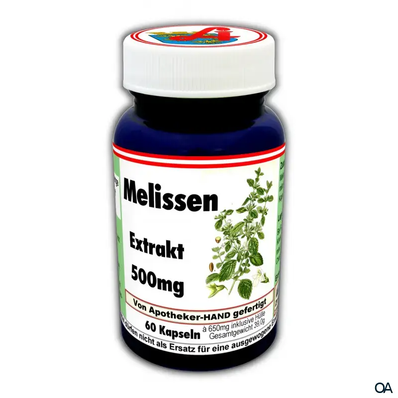 Melissen Extrakt 500 mg Kapseln