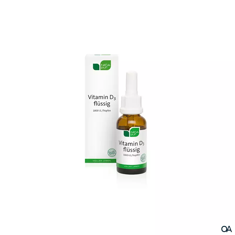 NICApur Vitamin D3 flüssig Tropfen NICApur Vitamin D3 flüssig Tropfen