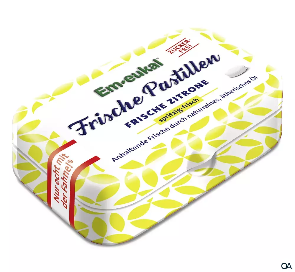 Em-eukal Frische Pastillen Frische Zitrone zuckerfrei