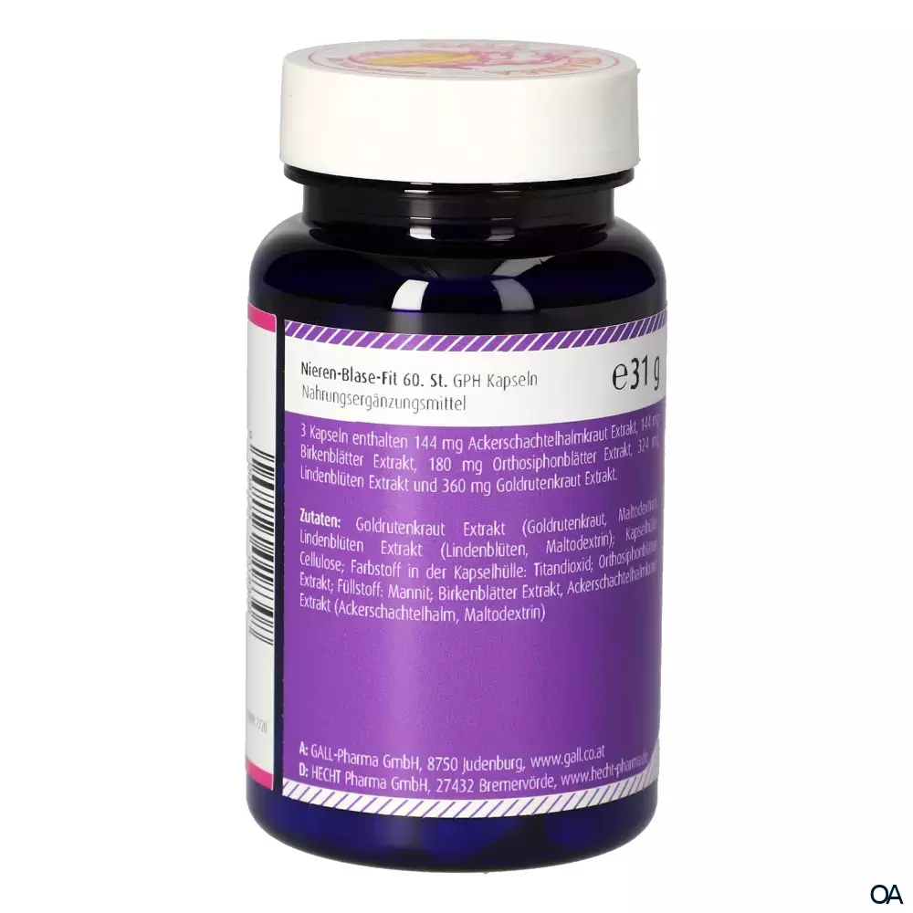 Gall Pharma Nieren-Blase Fit Kapseln