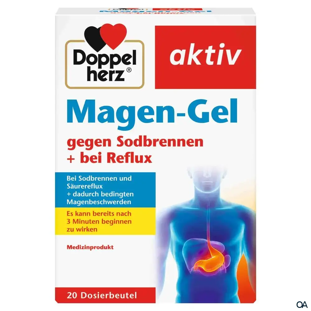 Doppelherz aktiv Magen-Gel: Schnelle Hilfe bei Sodbrennen & Reflux