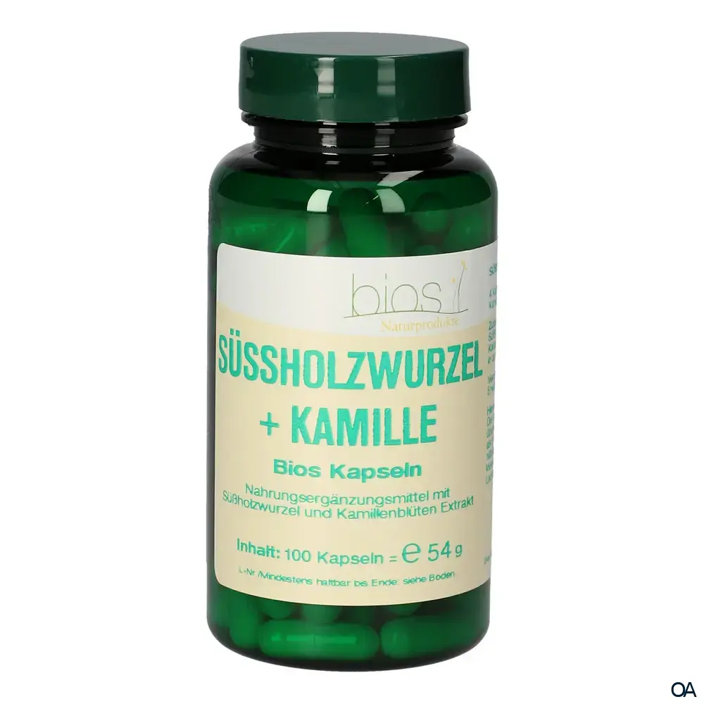 Bios Süssholzwurzel + Kamille Kapseln Bios Süssholzwurzel + Kamille Kapseln