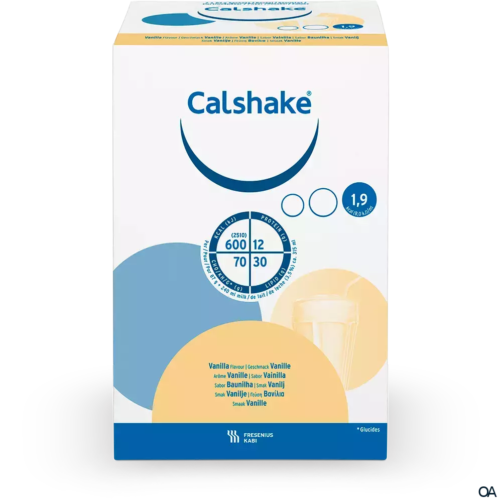 Calshake® Vanille 7 x 87g Sachets Calshake® Vanille 7 x 87g Sachets