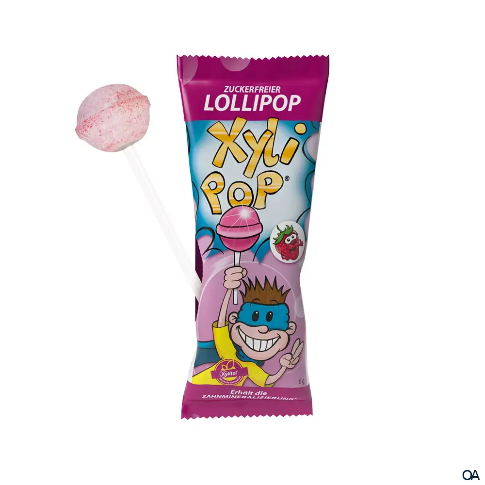 XyliPOP® – Zuckerfreier Kinder-Lolli Erdbeere XyliPOP® – Zuckerfreier Kinder-Lolli Erdbeere