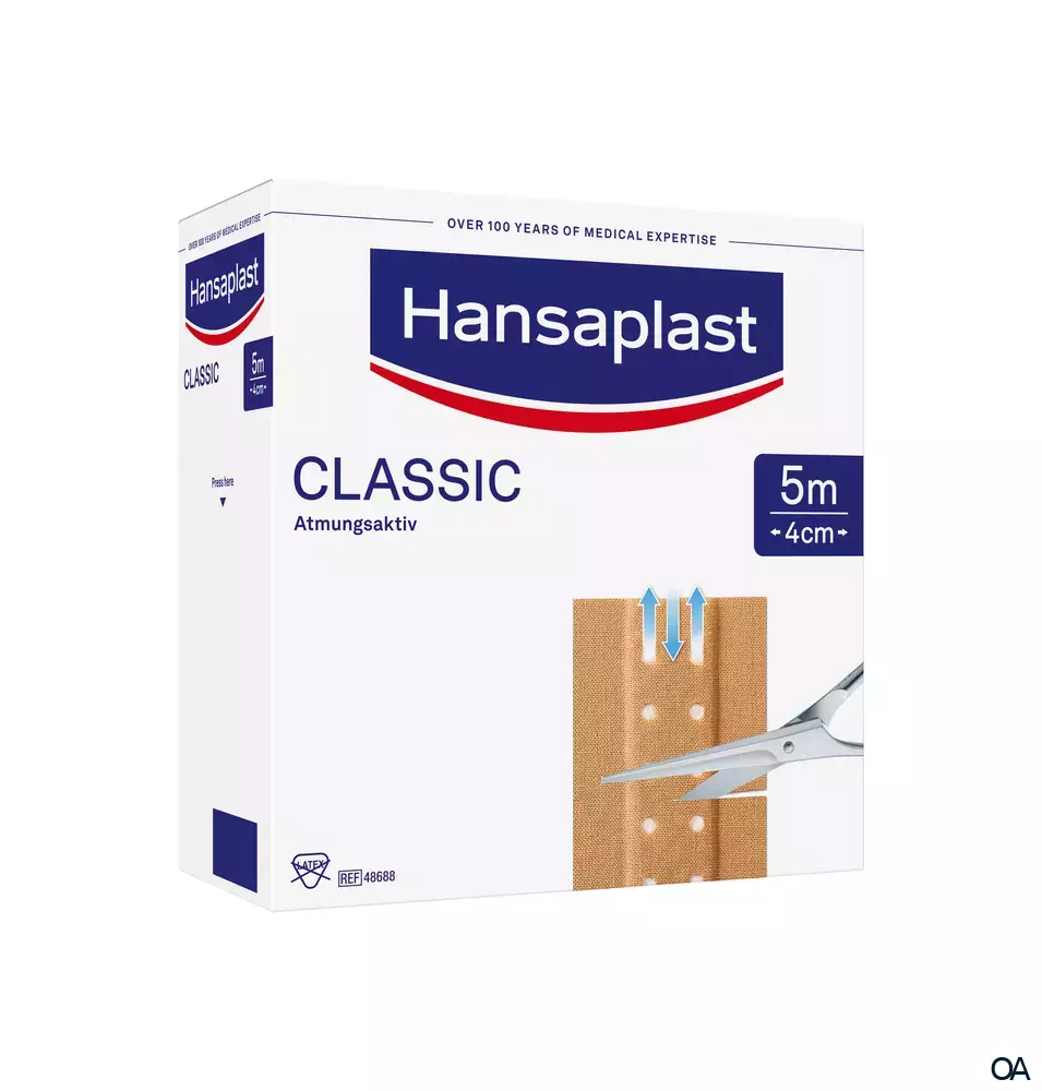 Hansaplast Classic Pflaster Großpackung 5m x 4cm