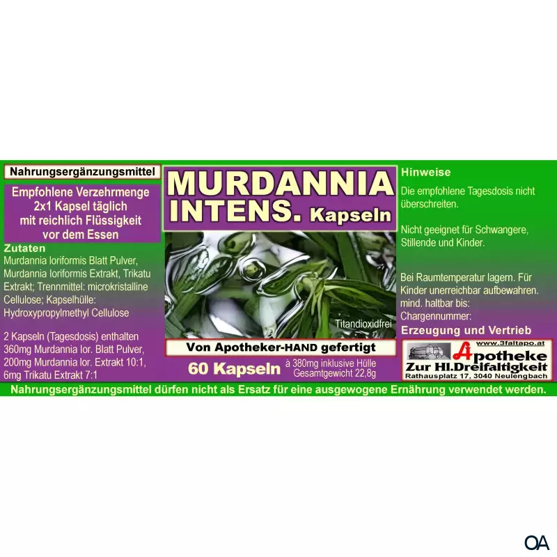Murdannia Intens. Kapseln