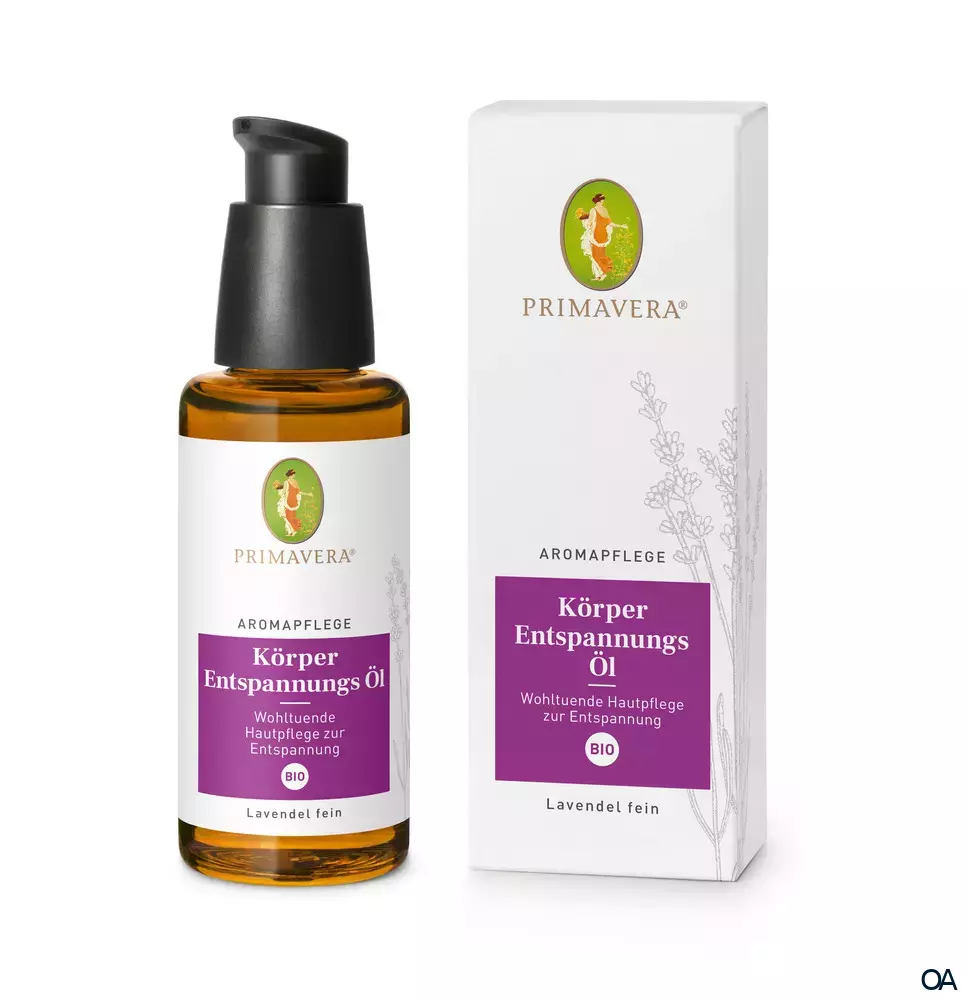 Primavera Aromapflege Körper Entspannungs Öl bio Primavera Aromapflege Körper Entspannungs Öl bio