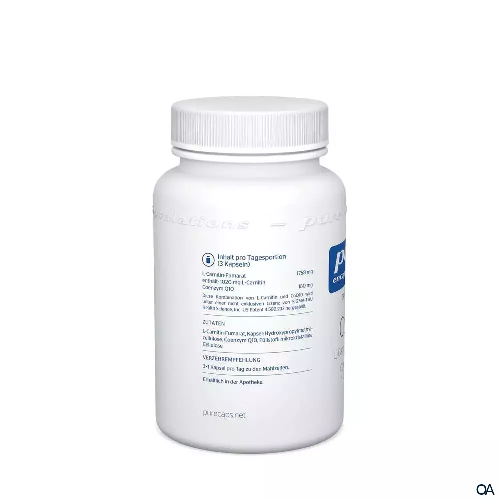 pure encapsulations® CoQ10 L-Carnitin Fumarat Kapseln pure encapsulations® CoQ10 L-Carnitin Fumarat Kapseln