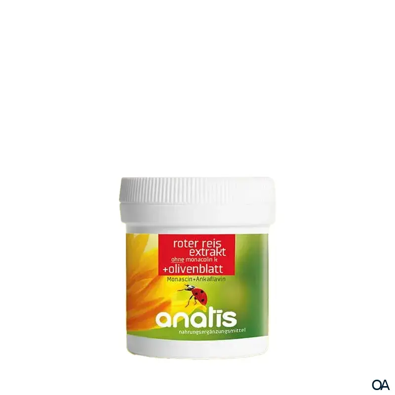 anatis Ankaflavin+Monascin aus rotem Reis und Olivenblatt Kapseln