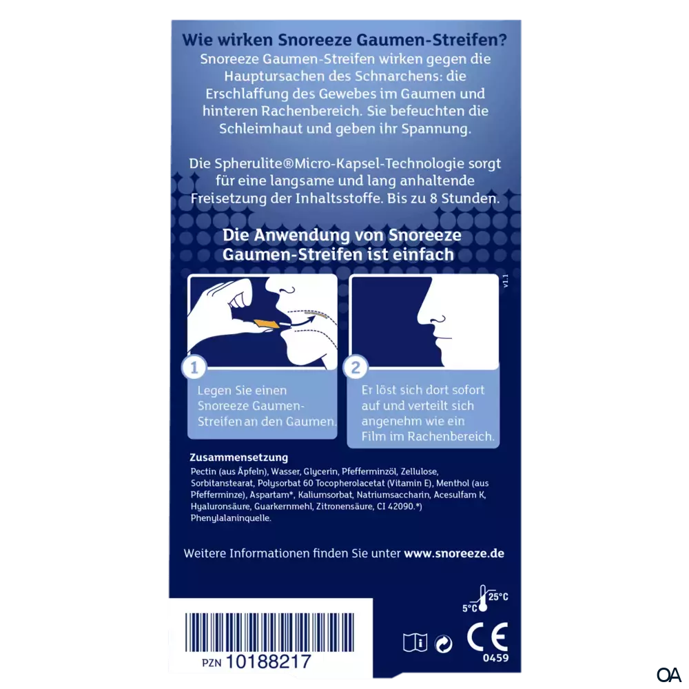 Snoreeze® Gaumenstrips