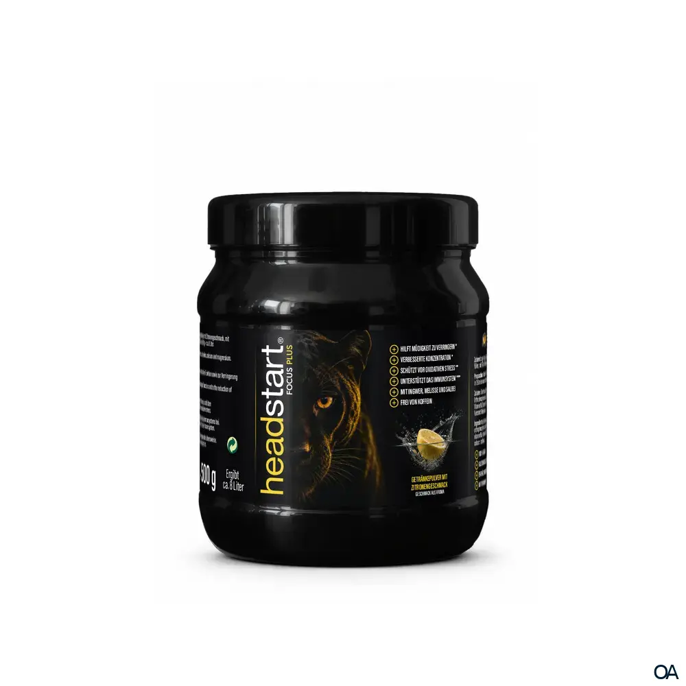 headstart FOCUS PLUS Getränkepulver Zitrone