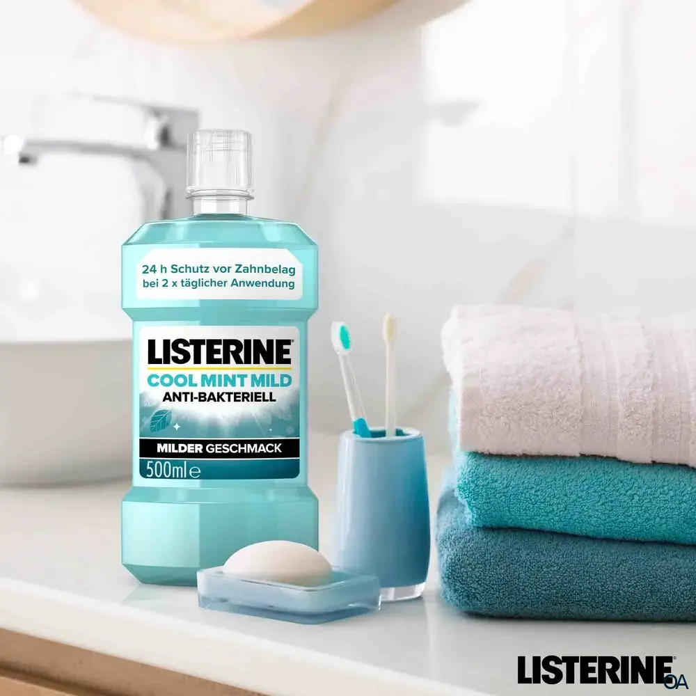 Listerine Cool Mint Milder Geschmack Mundspüllösung