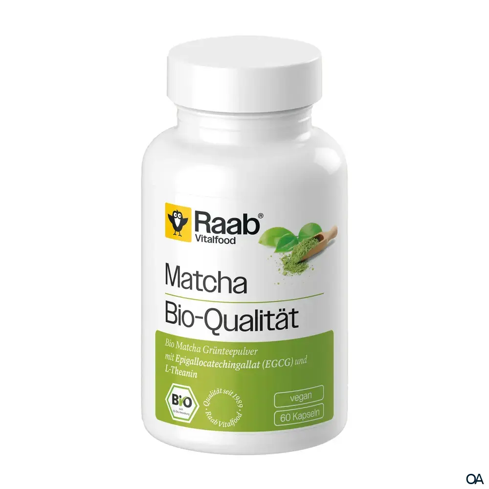 Raab® Vitalfood Bio Matcha Kapseln
