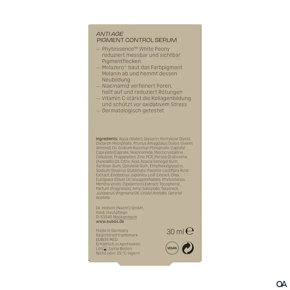 Eubos ANTI AGE PIGMENT CONTROL Serum