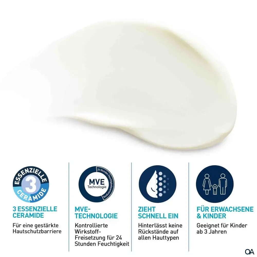 CeraVe Invisible Feuchtigkeitsspendender Sonnenschutz LSF 50+