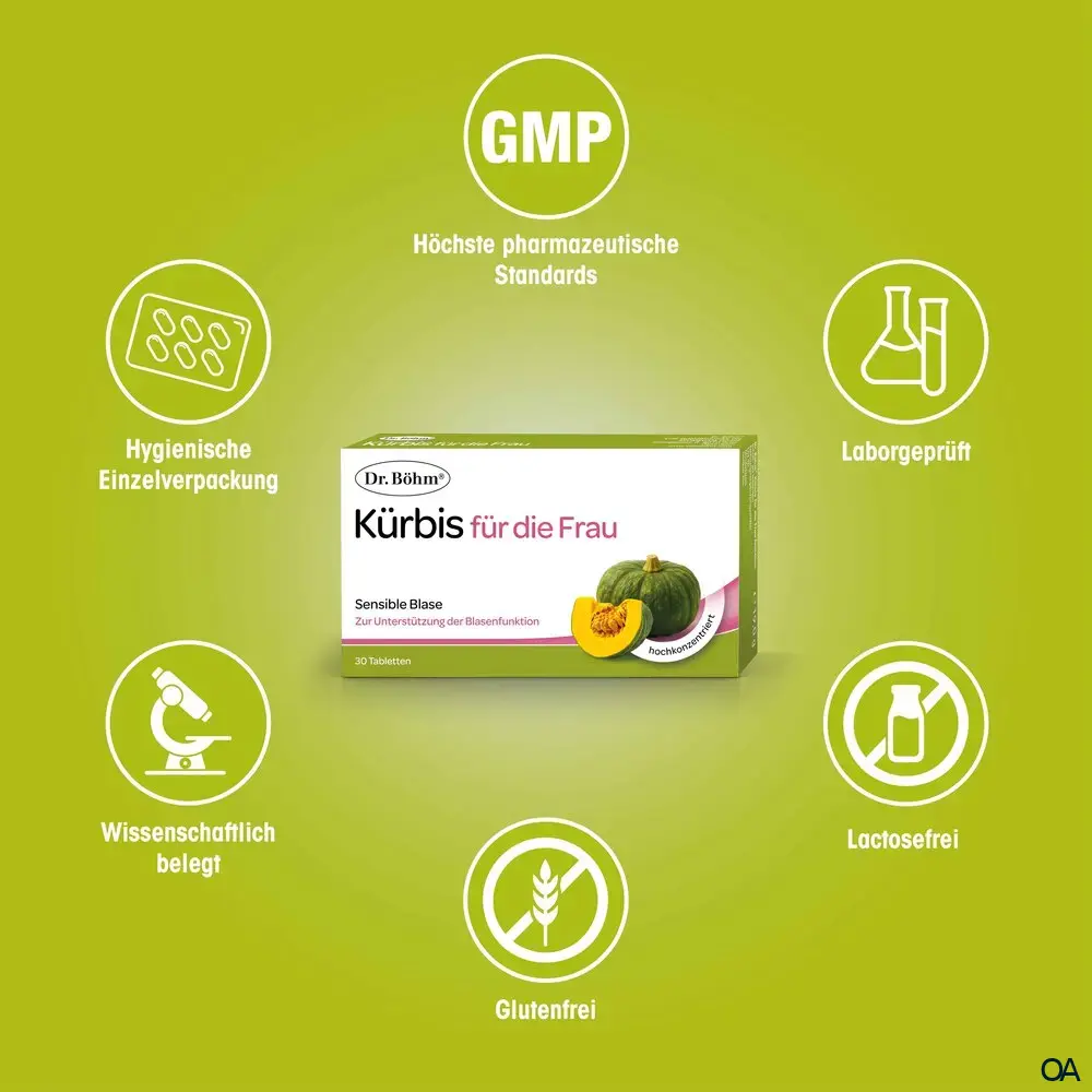 Dr. Böhm® Kürbis für die Frau Tabletten