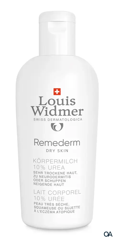 Louis Widmer Remederm Dry Skin Körpermilch 10 % Urea - leicht parfümiert Louis Widmer Remederm Dry Skin Körpermilch 10 % Urea - leicht parfümiert