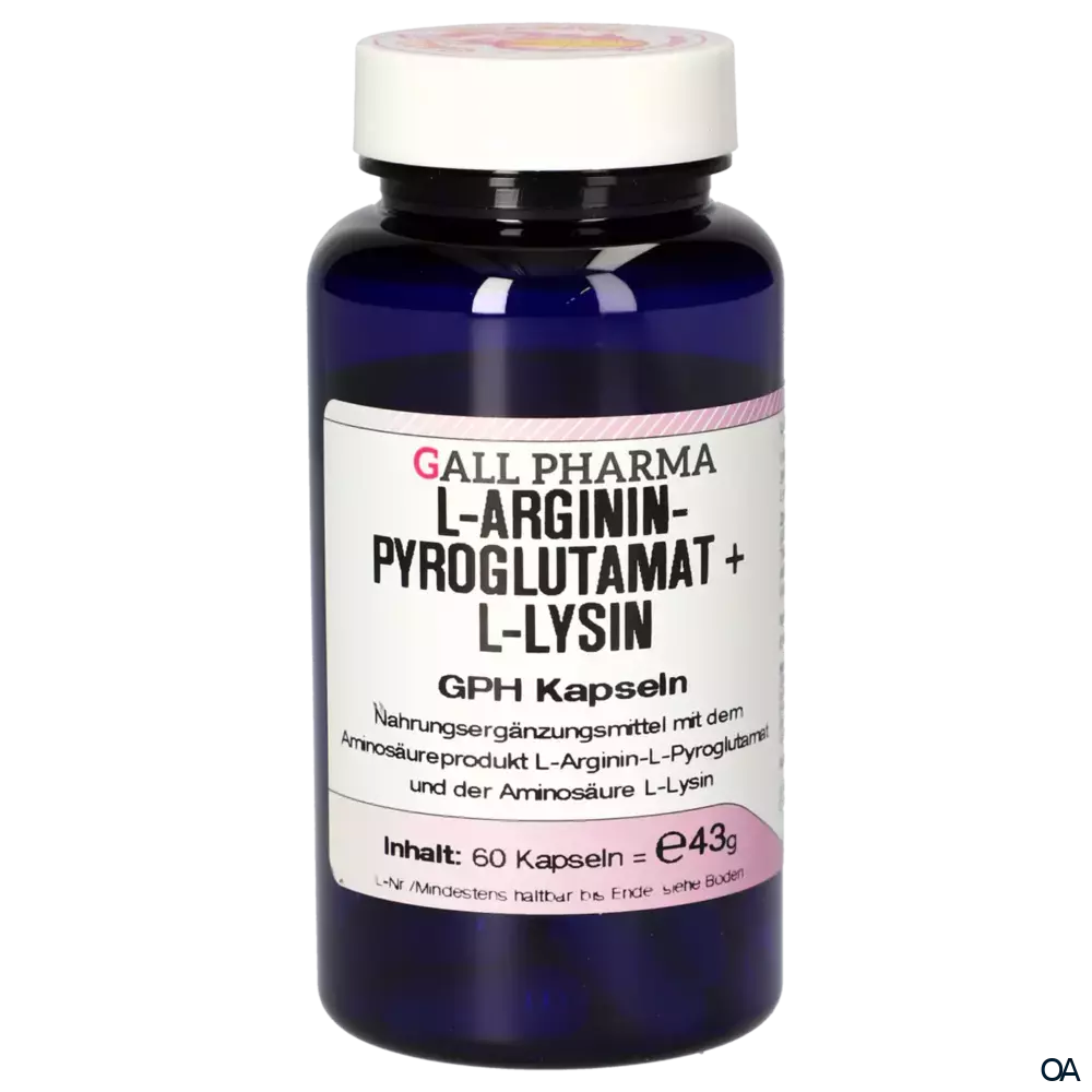 Gall Pharma L-Argininpyroglutamat + L-Lysin Kapseln