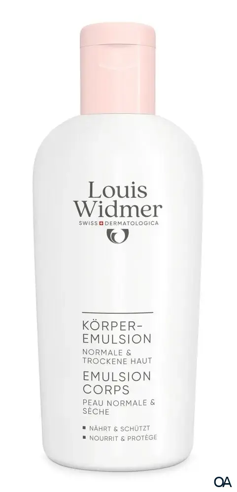Louis Widmer Körperemulsion - leicht parfümiert