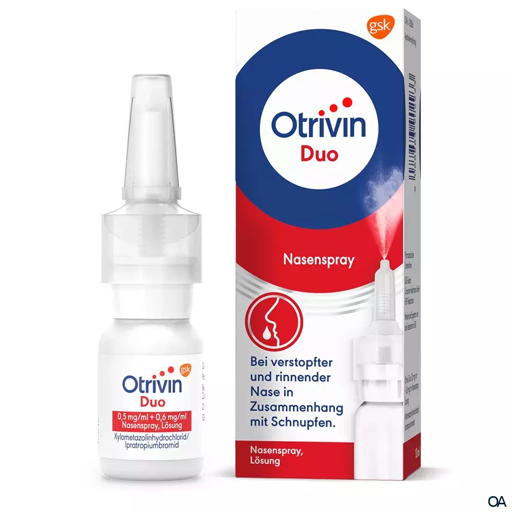 Otrivin® Duo 0,5 mg/ml + 0,6 mg/ml Nasenspray Otrivin® Duo 0,5 mg/ml + 0,6 mg/ml Nasenspray