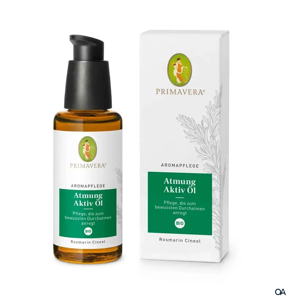Primavera Aromapflege Atmung Aktiv Öl bio Primavera Aromapflege Atmung Aktiv Öl bio