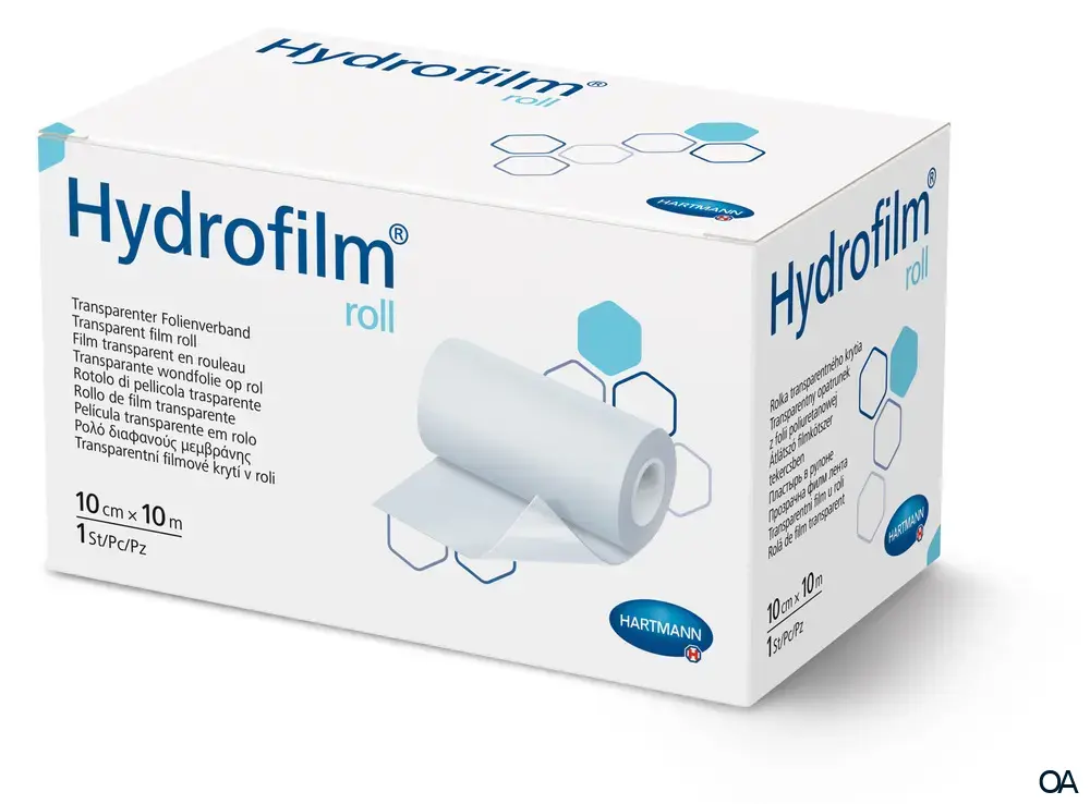 Hydrofilm® transparenter Folienverband roll unsteril, 10 cm x 10 m