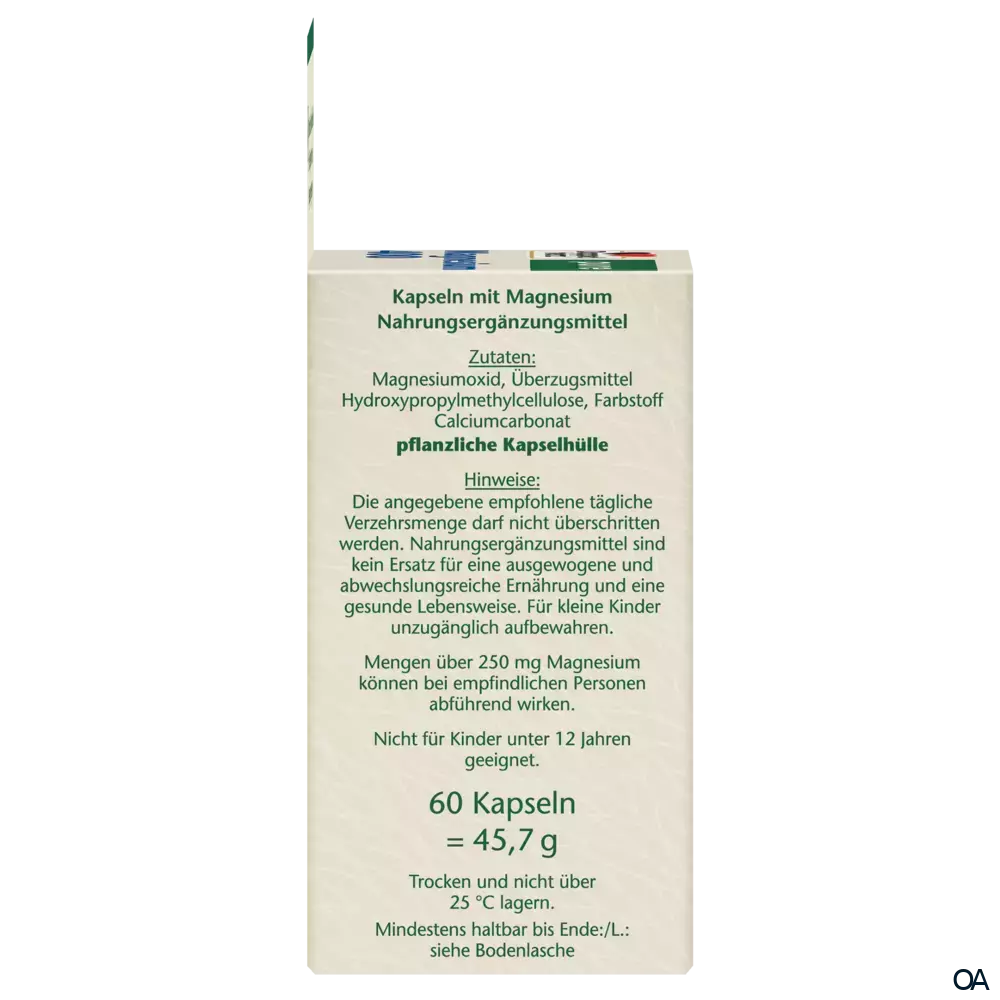 Doppelherz pure Magnesium 400 Kapseln Doppelherz pure Magnesium 400 Kapseln