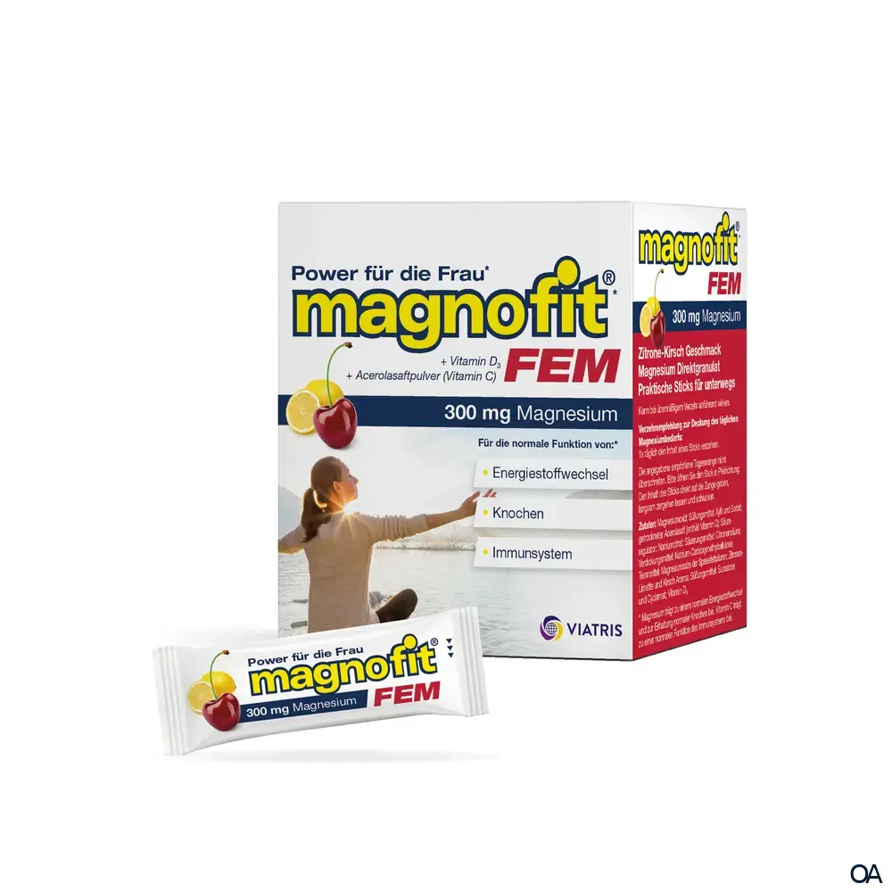 Magnofit® FEM Direktgranulat Sticks Magnofit® FEM Direktgranulat Sticks