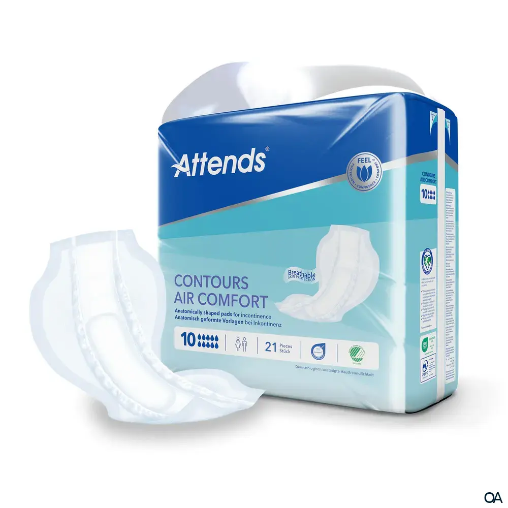 Attends Contours Air Comfort 10 - Inkontinenzvorlagen