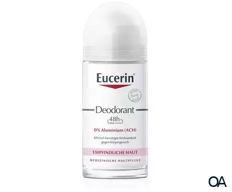 Eucerin® Deodorant Roll-on Empfindliche Haut 48 h 0% Aluminium