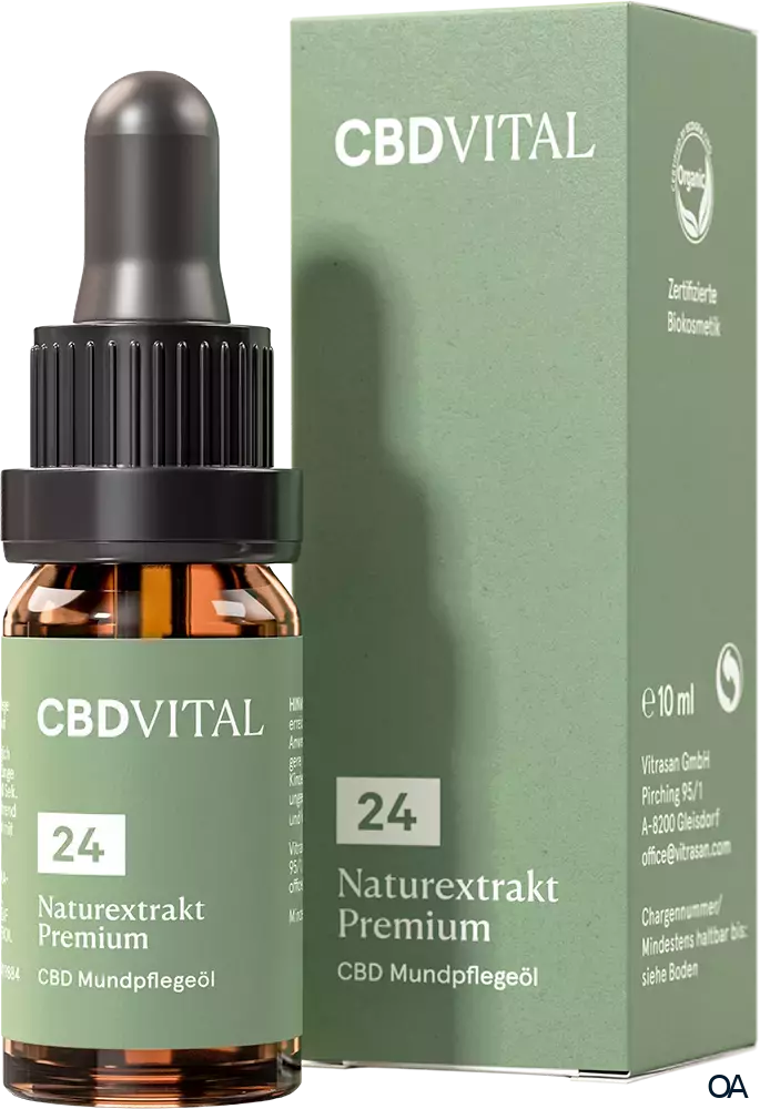 CBD VITAL Naturextrakt Premium Öl 24% CBD VITAL Naturextrakt Premium Öl 24%