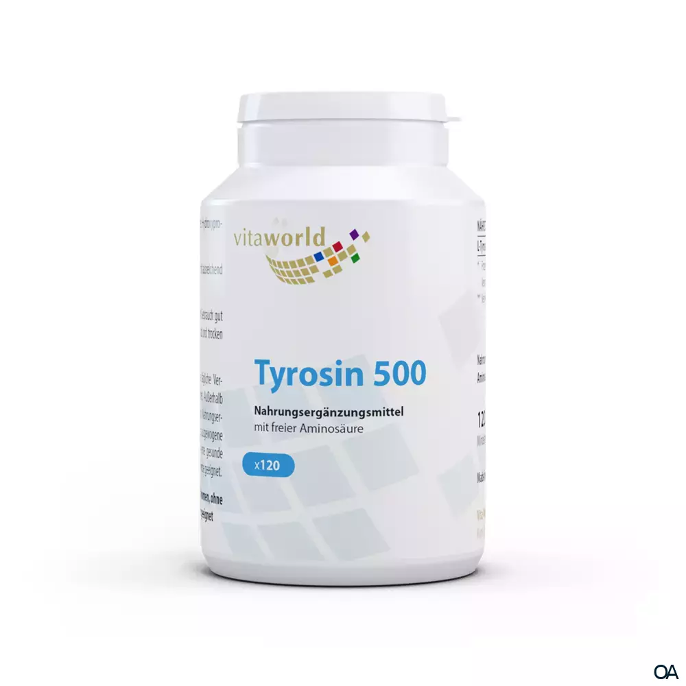 Vitaworld L-Tyrosin 500 mg Kapseln Vitaworld L-Tyrosin 500 mg Kapseln