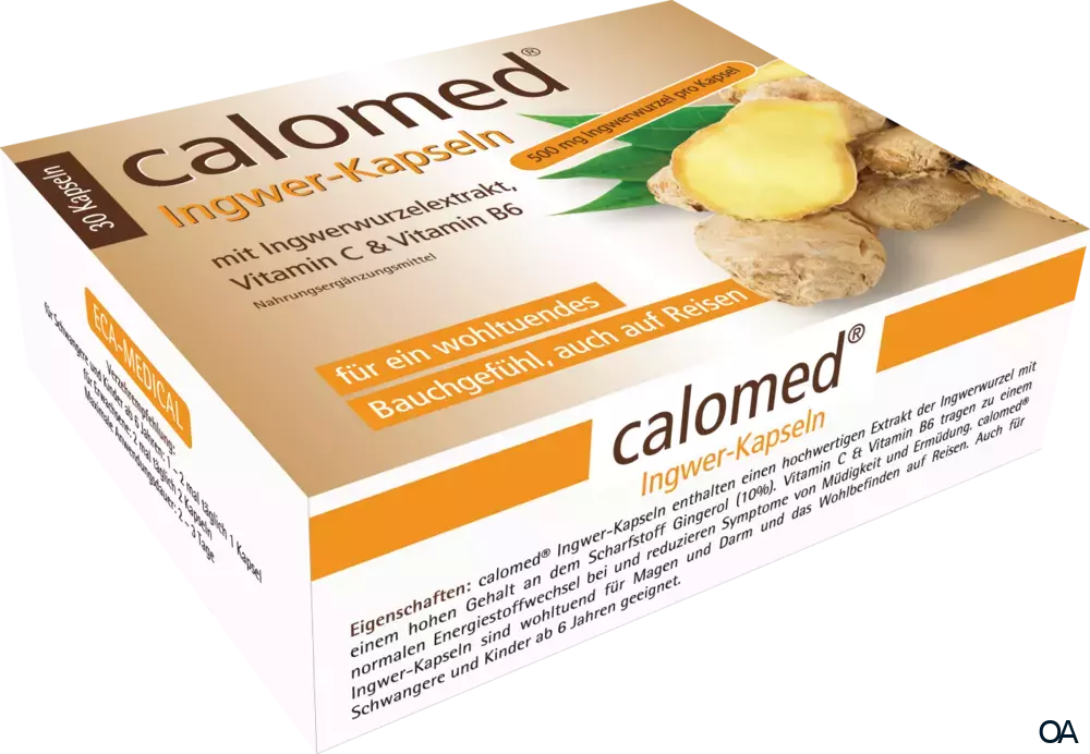 calomed® Ingwer-Kapseln calomed® Ingwer-Kapseln