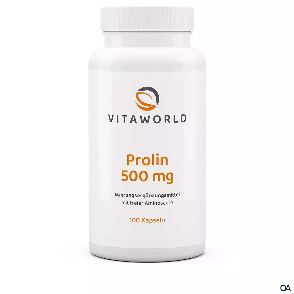 Vitaworld Prolin 500 mg Kapseln Vitaworld Prolin 500 mg Kapseln