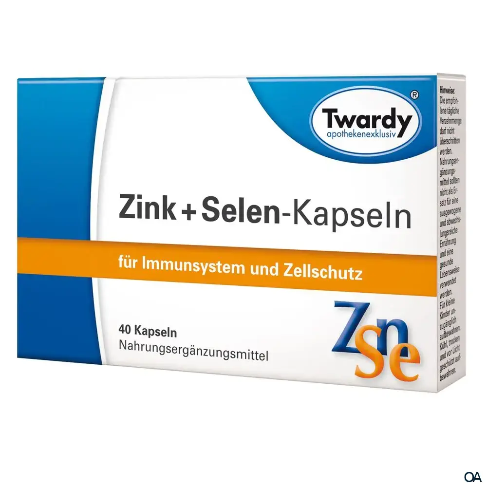 Twardy Zink + Selen‐Kapseln Twardy Zink + Selen‐Kapseln