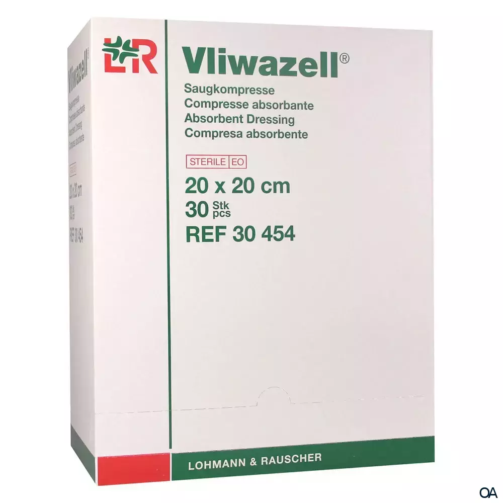 Vliwazell® Saugkompressen steril, 20 x 20 cm