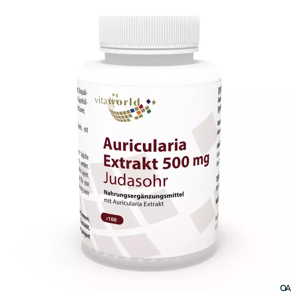 Vitaworld Auricularia Extrakt 500 mg Kapseln Vitaworld Auricularia Extrakt 500 mg Kapseln