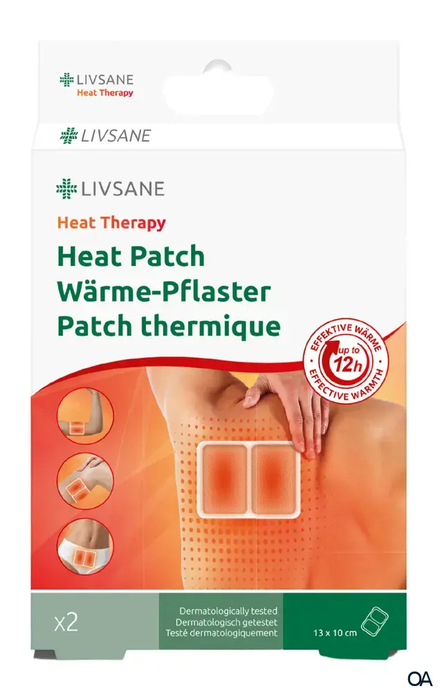 LIVSANE Wärme-Pflaster 13 x 10 cm