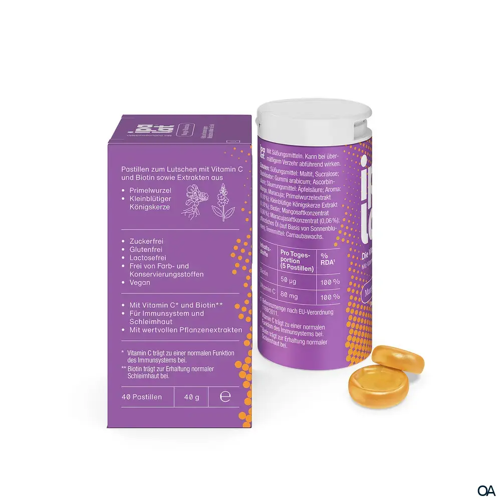 ipalat® Die Vitaminpastille Mango-Maracuja