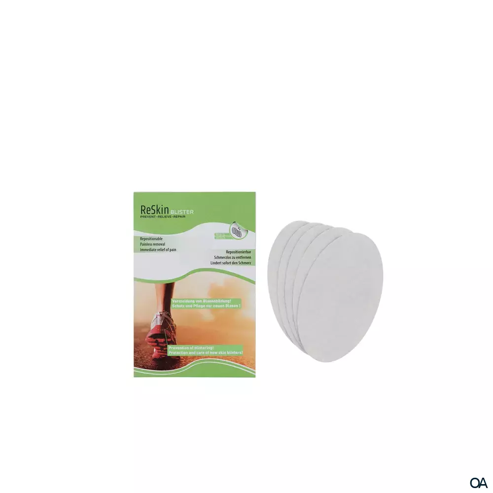 ReSkin® Sport Blister Silikonpflaster Weiss