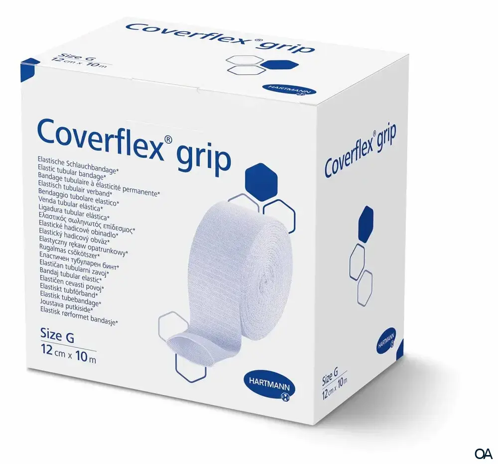 Coverflex® grip Elastischer Schlauchverband Rolle, Gr. G, 12 cm x 10 m